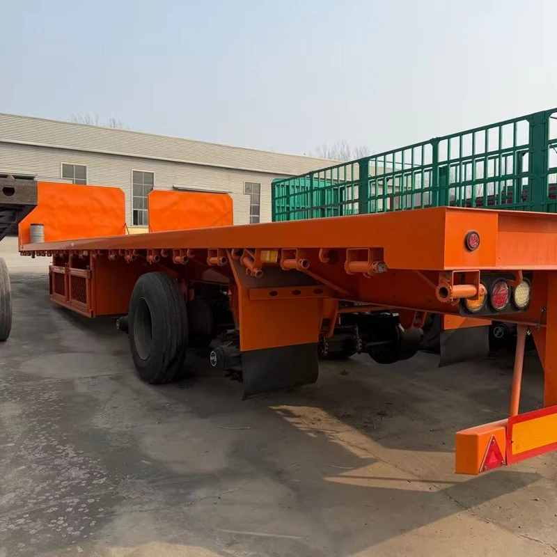 Goose Neck Low Flatbed Trailer high quality